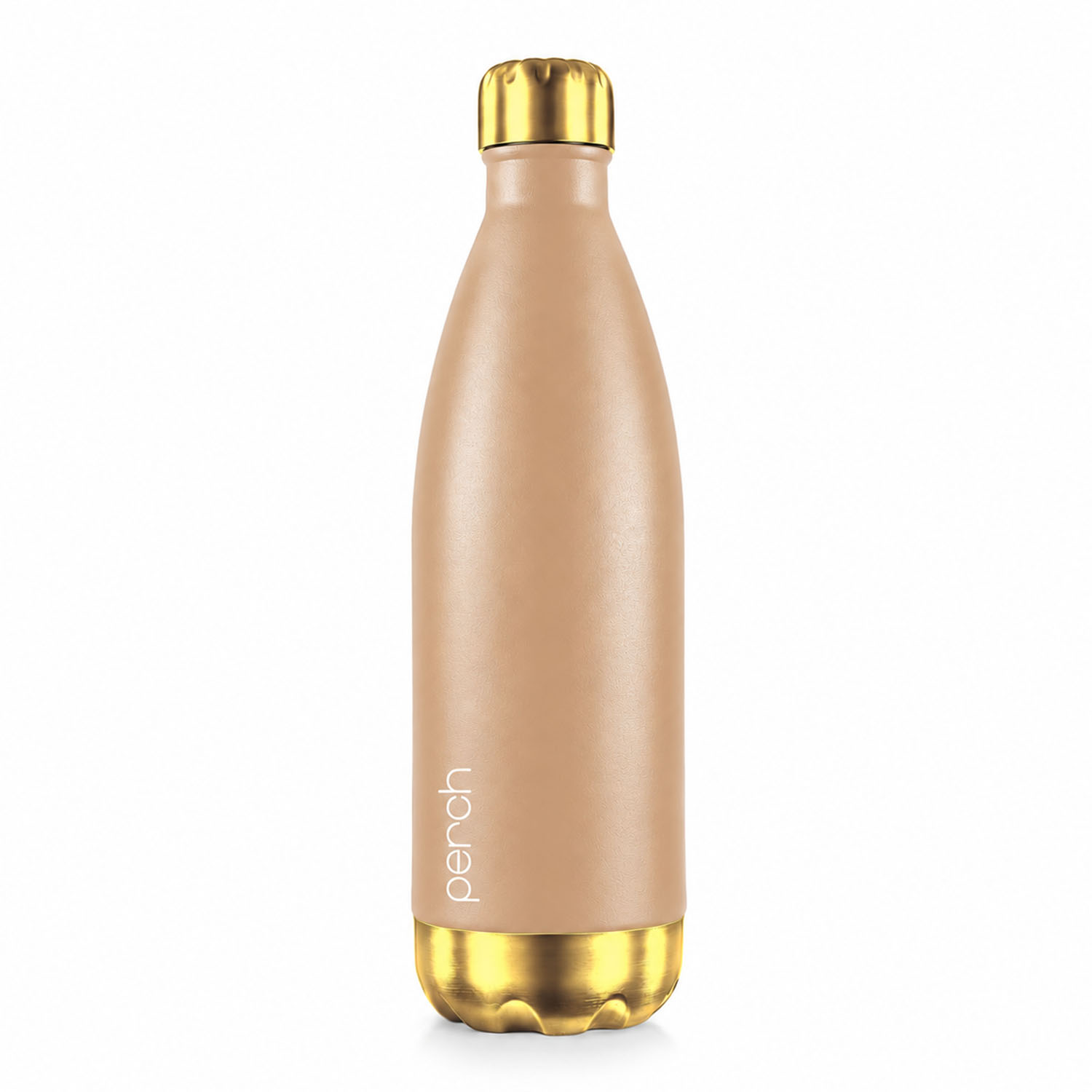 Retro 980ml Vacuum Insulated Stainless Steel Water Bottle, Golden-Amber
