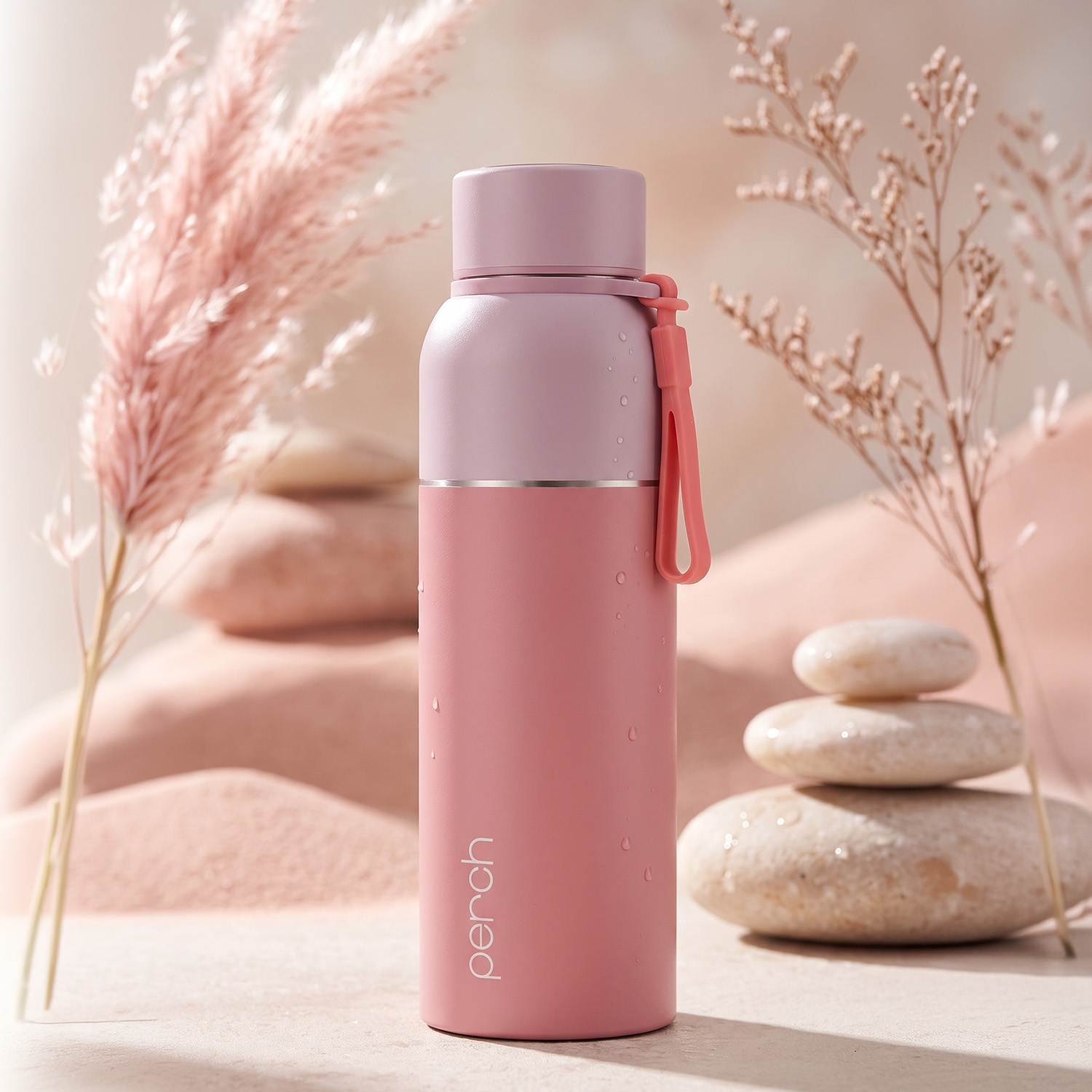 Zenith Insulated 720ml Water Bottle, Baby Pink