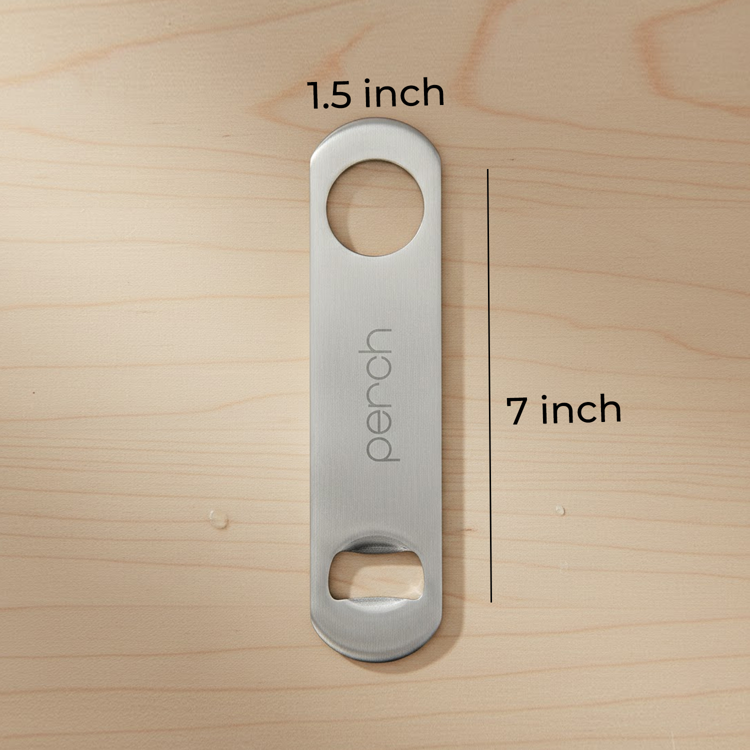 Bar Blade Opener for Bottle Opening – Stainless Steel Bar Tool for Cocktails & Beverages – Silver