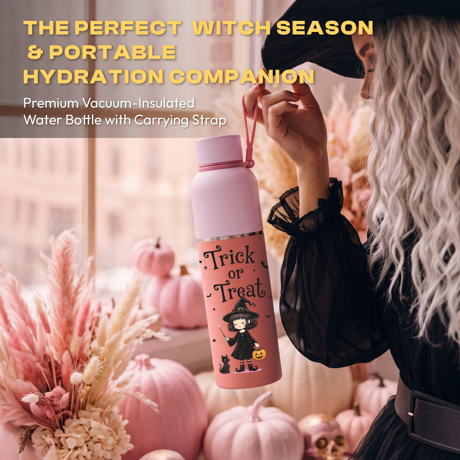Zenith 1L Insulated Water Bottle – Trick or Treat Edition