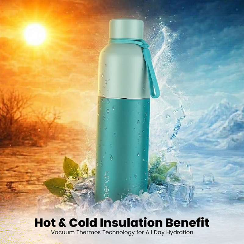 Zenith Insulated 1Ltr Water Bottle, Tropical Teal