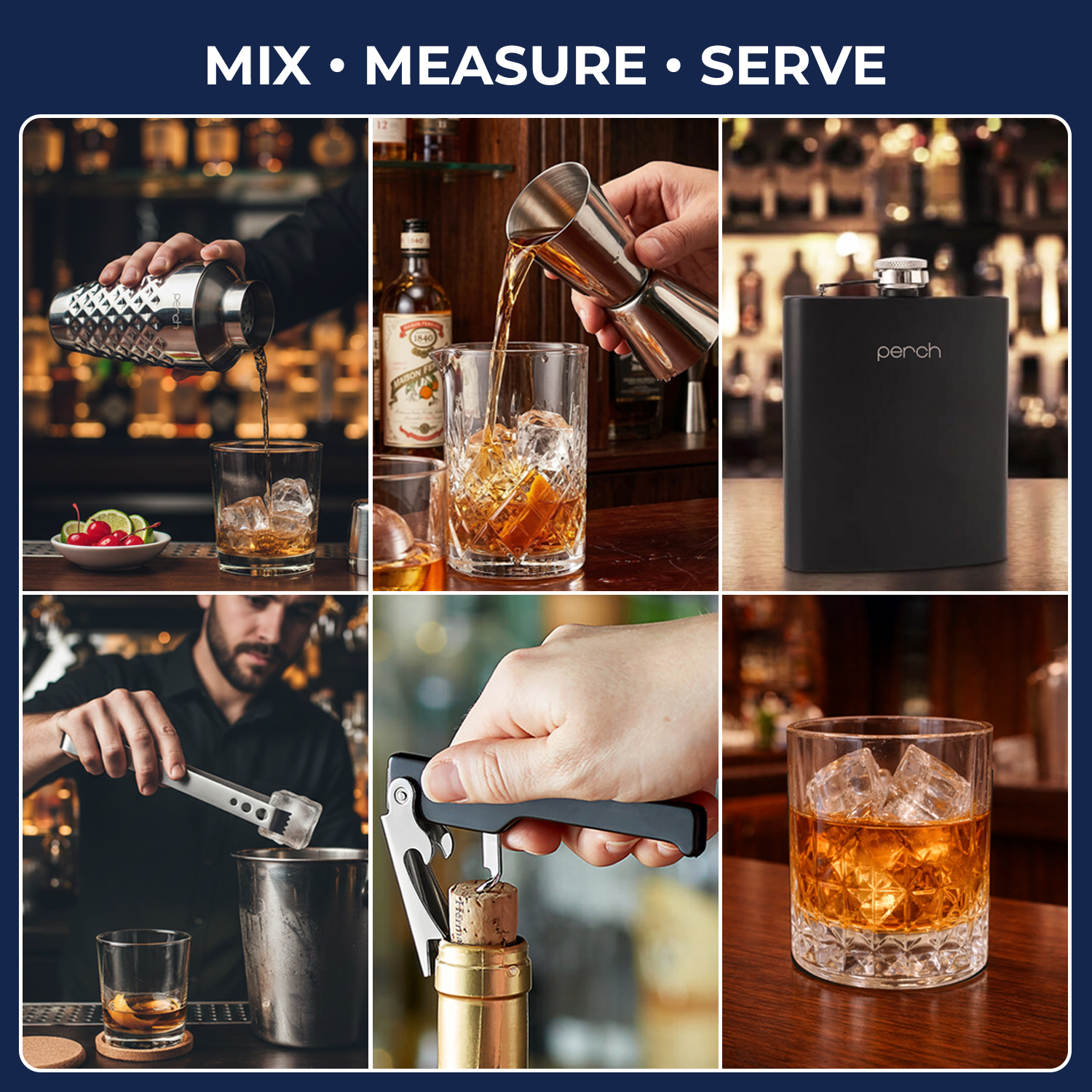9-Piece Crocodile Print Leatherette Suitcase Bar Set with Cocktail Shaker & 3 Whisky Glasses – Silver