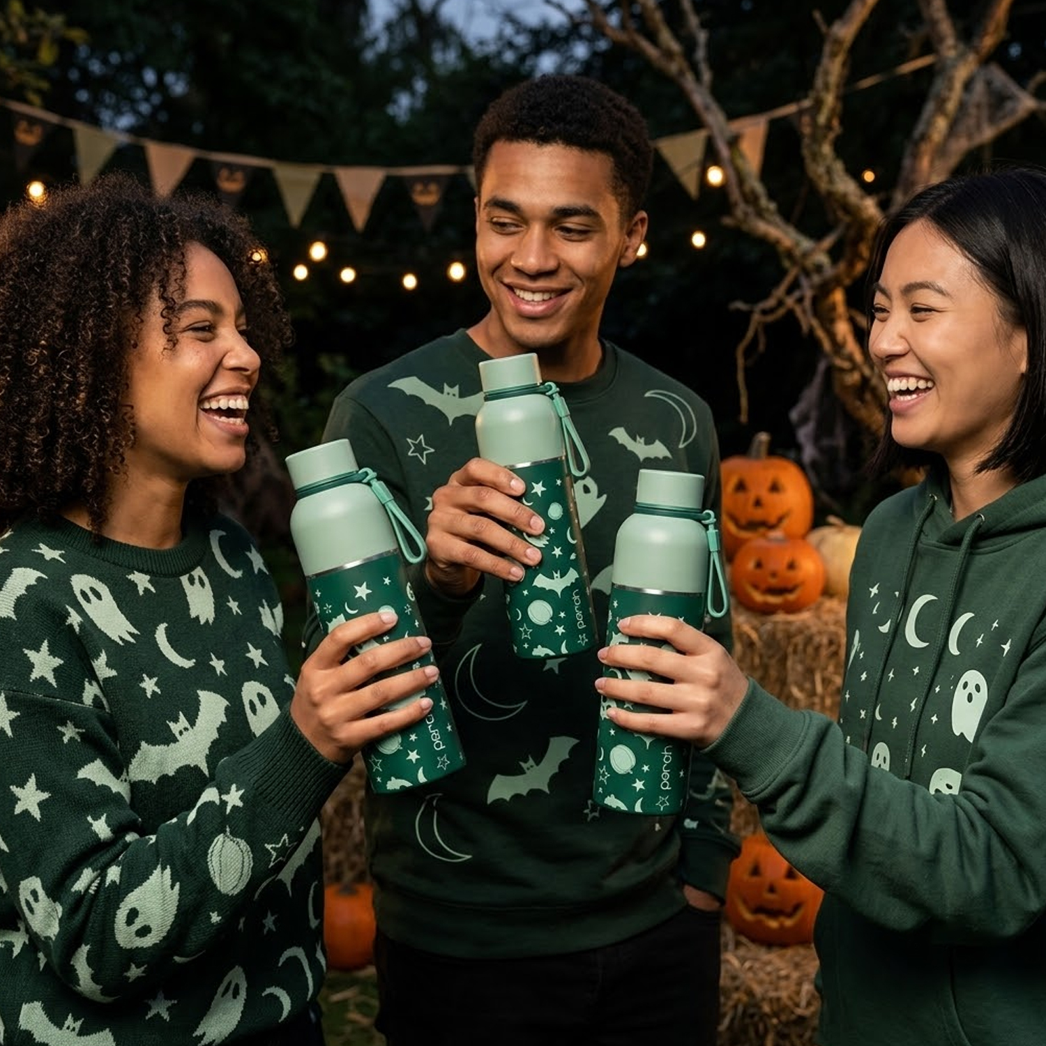 Zenith 1L Insulated Water Bottle – Starry Moon Edition