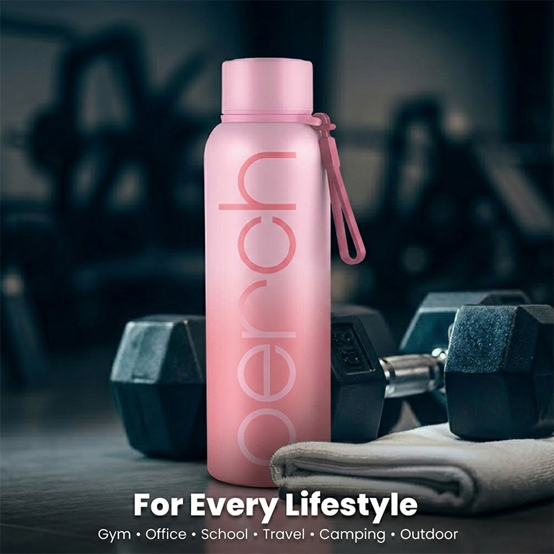 Zion Insulated 720ml Water Bottle, Cotton Candy
