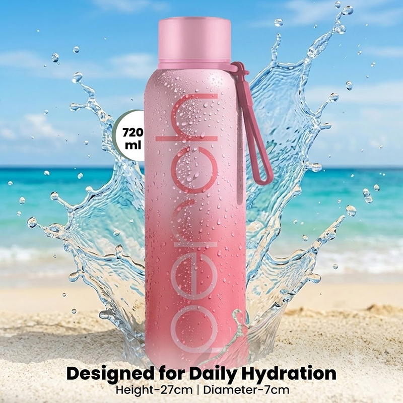 Zion Insulated 720ml Water Bottle, Cotton Candy