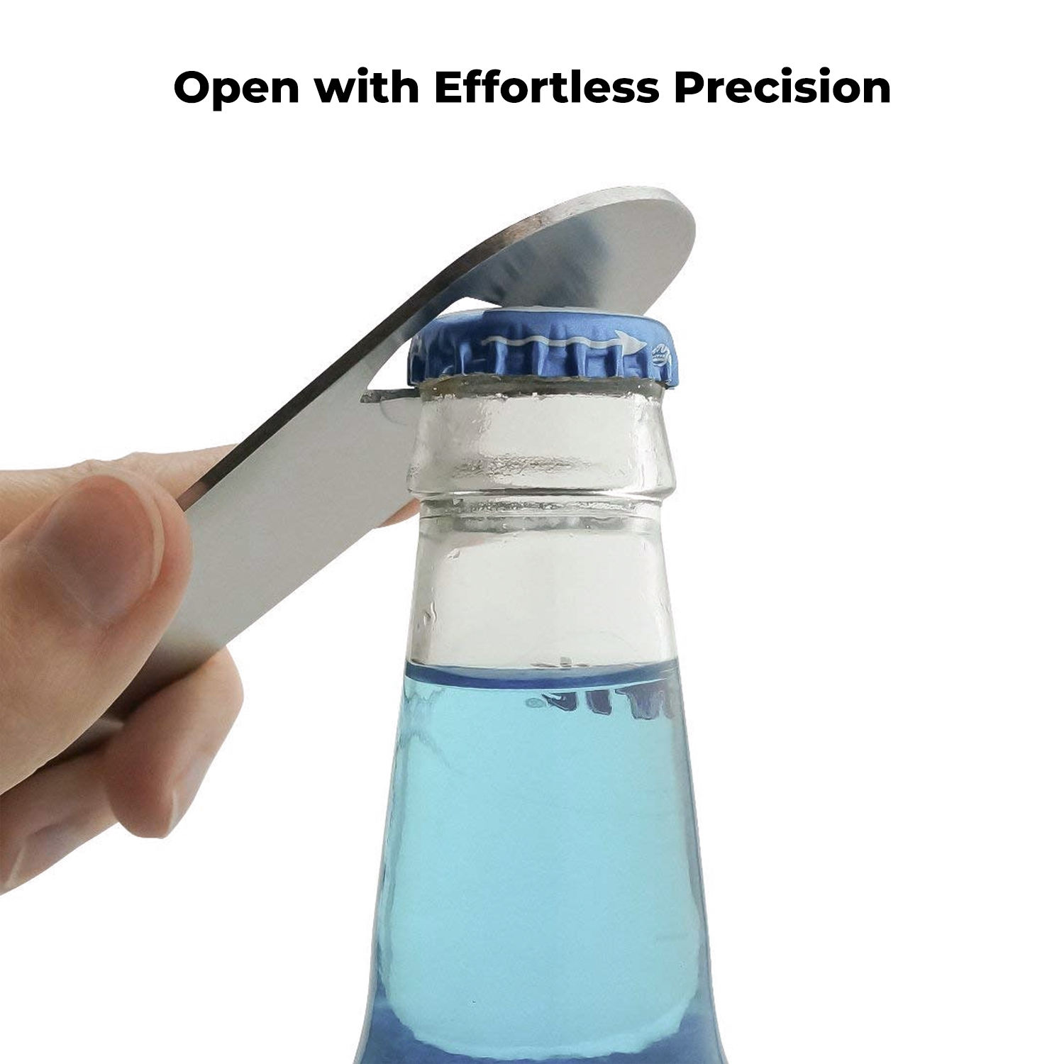 Bar Blade Opener for Bottle Opening – Stainless Steel Bar Tool for Cocktails & Beverages – Silver