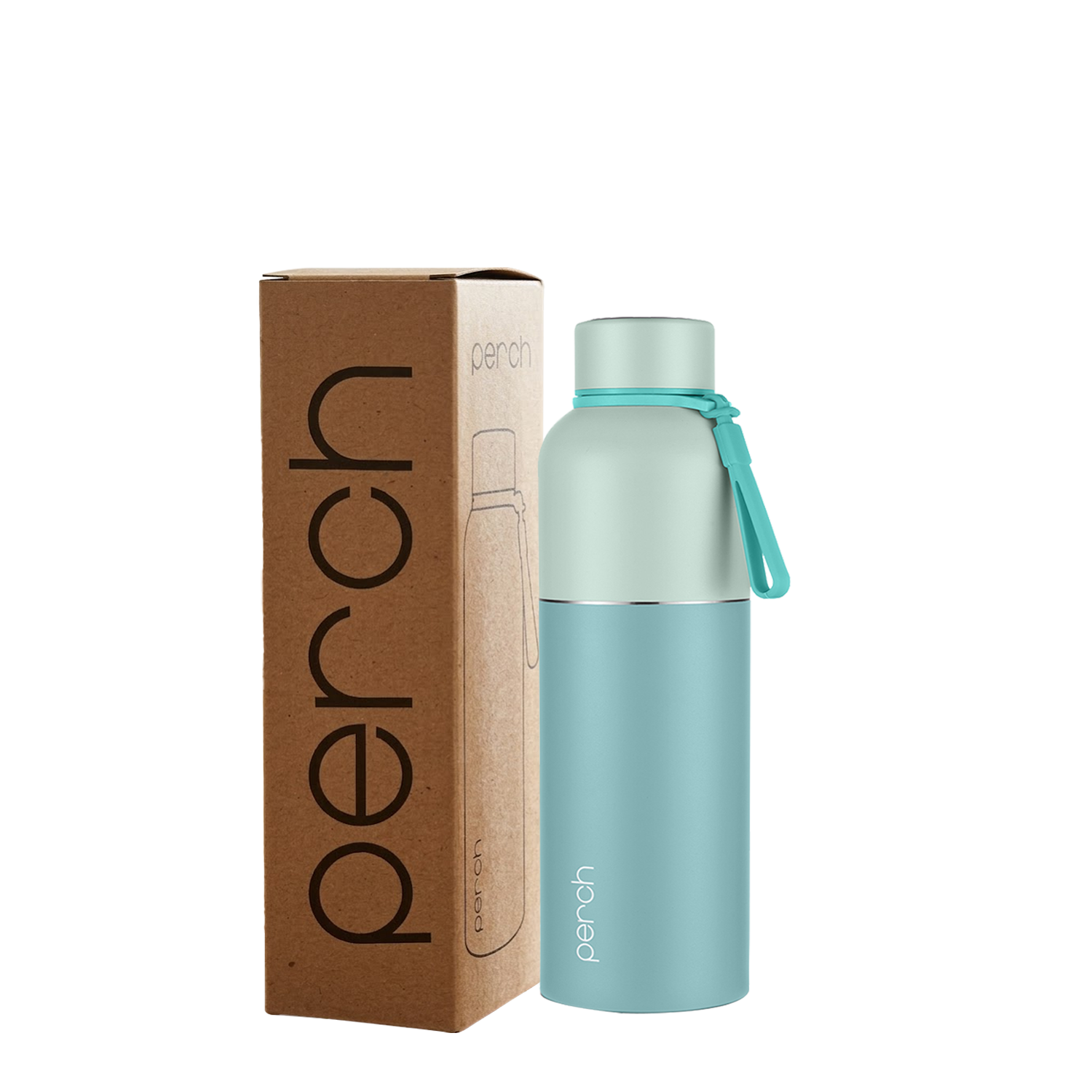 Zenith Insulated 720ml Water Bottle, Cyan