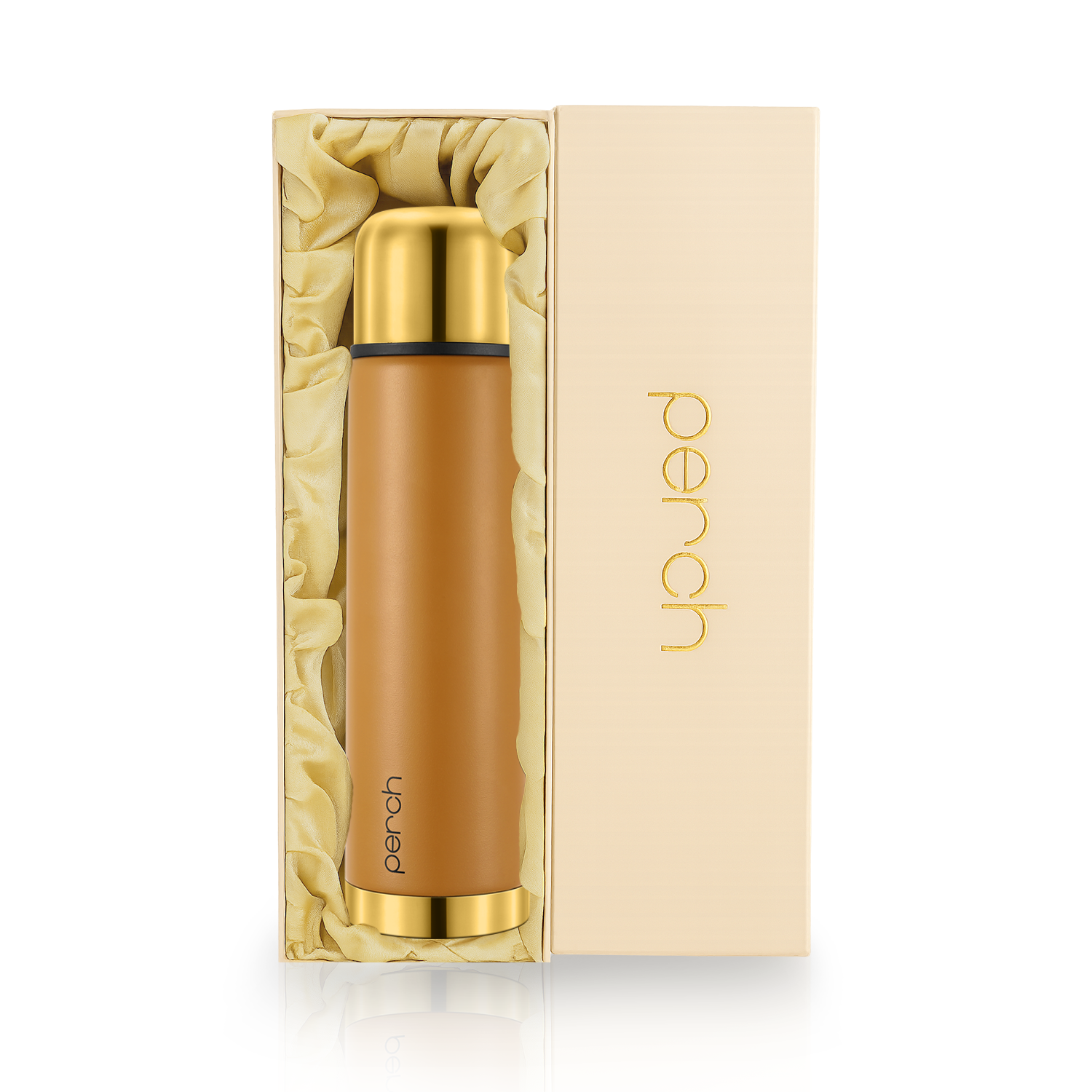California Insulated 1Ltr Water Bottle With Gift Box, Golden Amber